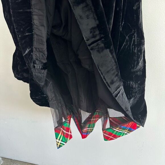 Rimini Saks 5th Avenue 80s Women’s Tartan Plaid Holiday Party Cocktail Dress - Picture 13 of 16